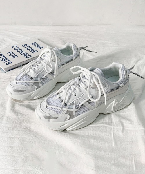 BENDER TOKYO（ベンダートウキョウ）の「コリアン アグリシューズ 厚底 ダッドスニーカー（スニーカー・メンズ・グレー/ブラック/ホワイト・25/26/27）」の13枚目の写真