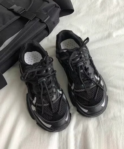 BENDER TOKYO（ベンダートウキョウ）の「コリアン アグリシューズ 厚底 ダッドスニーカー（スニーカー・メンズ・グレー/ブラック/ホワイト・25/26/27）」の19枚目の写真