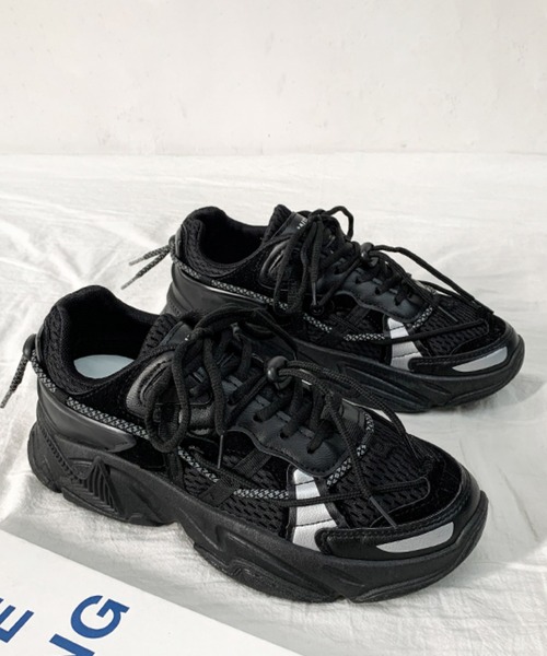 BENDER TOKYO（ベンダートウキョウ）の「コリアン アグリシューズ 厚底 ダッドスニーカー（スニーカー・メンズ・グレー/ブラック/ホワイト・25/26/27）」の18枚目の写真