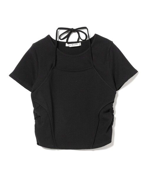 Ray BEAMS(レイビームス)の「Ray BEAMS / リブ キリカエ ホルターネック Tシャツ(Tシャツ/カットソー・レディース・ホワイト/レッド/ブラック・ONE SIZE)」の17枚目の写真