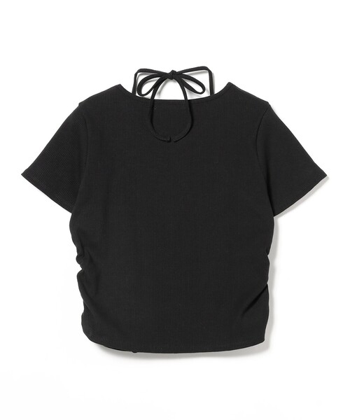 Ray BEAMS(レイビームス)の「Ray BEAMS / リブ キリカエ ホルターネック Tシャツ(Tシャツ/カットソー・レディース・ホワイト/レッド/ブラック・ONE SIZE)」の18枚目の写真