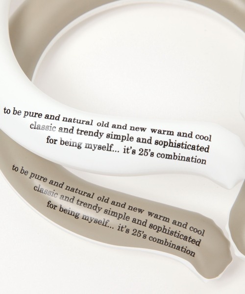 niko and...(ニコアンド)の「オリジナル ニコロゴ リングネッククーラーS(アウトドアグッズ・レディース・ブラック/ホワイト/ベージュ・0)」の9枚目の写真