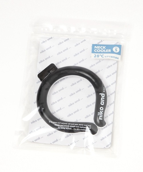 niko and...(ニコアンド)の「オリジナル ニコロゴ リングネッククーラーS(アウトドアグッズ・レディース・ブラック/ホワイト/ベージュ・0)」の11枚目の写真