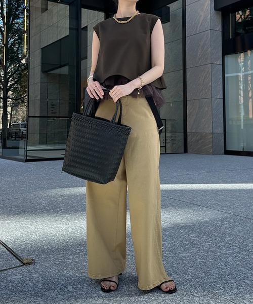 DouDou（ドゥドゥ）の「チュールドッキングタンク（Tシャツ