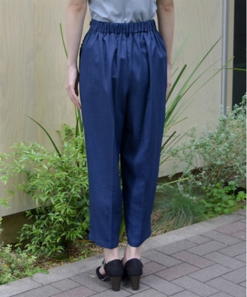 axes femme(アクシーズファム)の「鳥×フラワー刺繍タックパンツ(その他パンツ・レディース・ネイビー/ブラック/ピンク・MEDIUM/LARGE)」の6枚目の写真