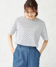 【接触冷感・UVカット】オーガニックコットンプリントTシャツ
