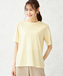 【接触冷感・UVカット】オーガニックコットンプリントTシャツ