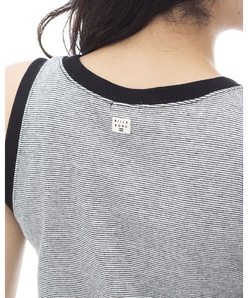 BILLABONG（ビラボン）の「BILLABONG レディース STRIPED LONG ONEPIECE ワンピース 【2024年夏モデル】（ワンピース・レディース・ブルー系その他/ブラック/レッド系その他・MEDIUM/LARGE）」の8枚目の写真