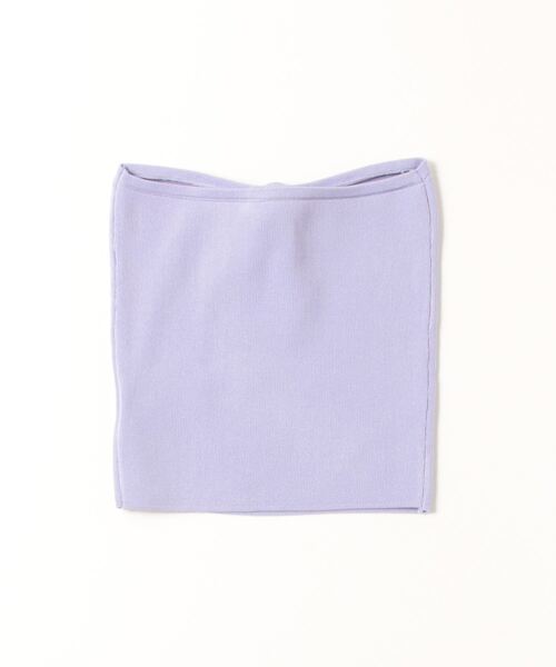 ROOPTOKYO(ループトウキョウ)の「フラワーリブニットビスチェトップス(チューブトップ・レディース・ブラック/グレー/パープル・FREE)」の21枚目の写真