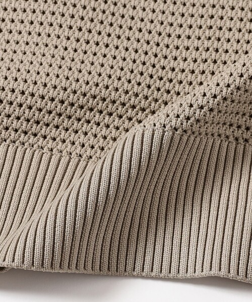 B:MING by BEAMS（ビーミングバイビームス）の「12ゲージ ワッフル クルーネック ニット（ニット/セーター・メンズ・ブラック/ベージュ・SMALL/X-LARGE/MEDIUM/LARGE）」の17枚目の写真