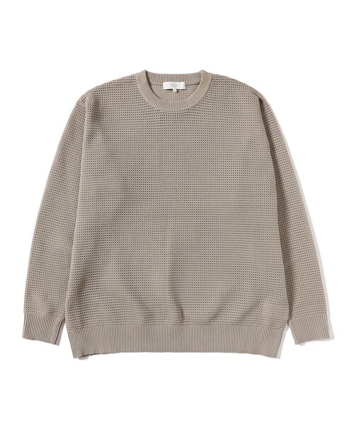 B:MING by BEAMS（ビーミングバイビームス）の「12ゲージ ワッフル クルーネック ニット（ニット/セーター・メンズ・ブラック/ベージュ・SMALL/X-LARGE/MEDIUM/LARGE）」の20枚目の写真