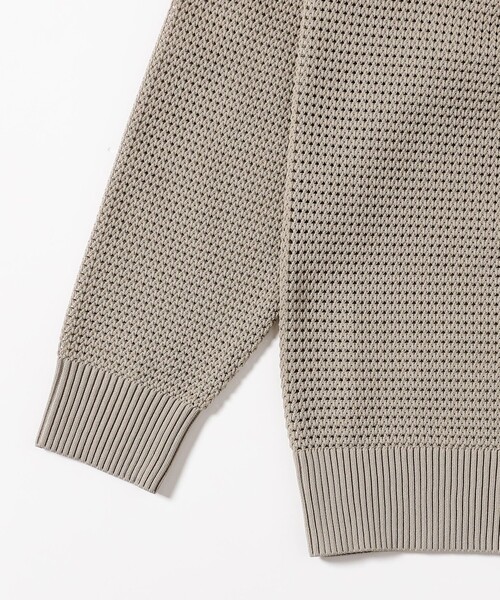 B:MING by BEAMS（ビーミングバイビームス）の「12ゲージ ワッフル クルーネック ニット（ニット/セーター・メンズ・ブラック/ベージュ・SMALL/X-LARGE/MEDIUM/LARGE）」の22枚目の写真