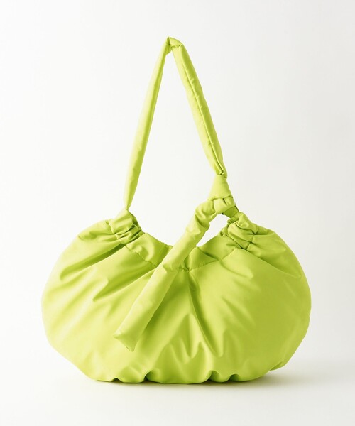 BEAUTY&YOUTH UNITED ARROWS(ビューティーアンドユースユナイテッドアローズ)の「ラウンド タイ ショルダーバッグ(ショルダーバッグ・レディース・ブラック/ライム・FREE)」の14枚目の写真