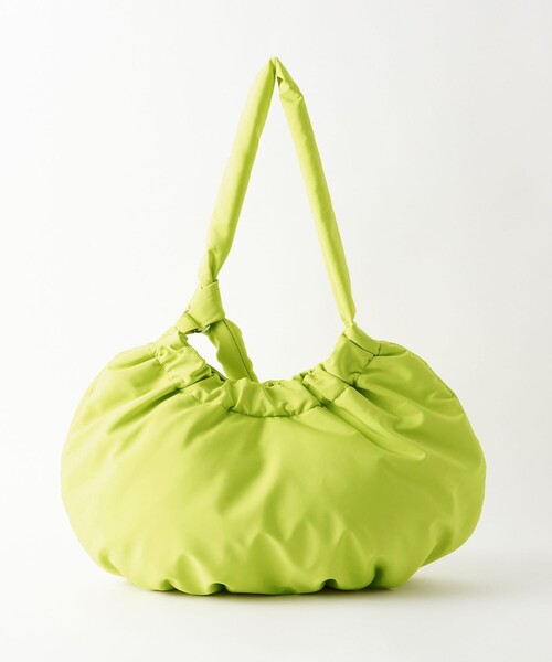 BEAUTY&YOUTH UNITED ARROWS(ビューティーアンドユースユナイテッドアローズ)の「ラウンド タイ ショルダーバッグ(ショルダーバッグ・レディース・ブラック/ライム・FREE)」の12枚目の写真