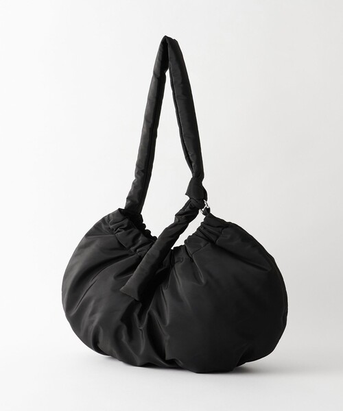 BEAUTY&YOUTH UNITED ARROWS(ビューティーアンドユースユナイテッドアローズ)の「ラウンド タイ ショルダーバッグ(ショルダーバッグ・レディース・ブラック/ライム・FREE)」の3枚目の写真