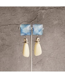 【joesstyle】*Glass Earrings*インクアート×ビーズのイヤリング(MA)