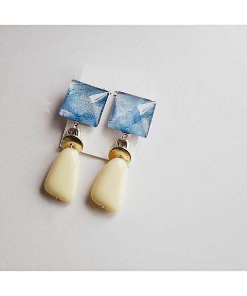tone(トーン)の「【joesstyle】*Glass Earrings*インクアート×ビーズのイヤリング(MA)(イヤリング・レディース・マルチ・FREE)」の6枚目の写真