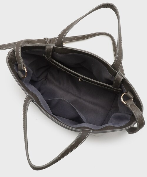 UNTITLED（アンタイトル）の「【２WAY】キャンバスコンビ ポケットトート（トートバッグ・レディース・ブロンズ/グレー系4/ベージュ系その他7/ブルー系9・99）」の12枚目の写真