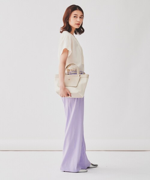 UNTITLED（アンタイトル）の「【２WAY】キャンバスコンビ ポケットトート（トートバッグ・レディース・ブロンズ/グレー系4/ベージュ系その他7/ブルー系9・99）」の21枚目の写真