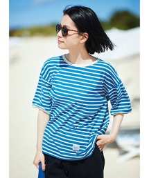 サニークラウズ 浜辺のボーダーTシャツ〈レディース〉