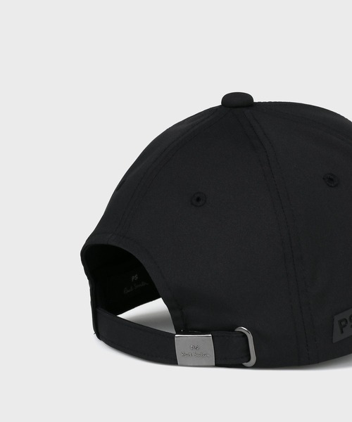 PS Paul Smith（ピーエスポールスミス）の「PSロゴ スポーツストライプタブ キャップ / 240305 987N（キャップ・メンズ・ブラック・FREE）」の3枚目の写真