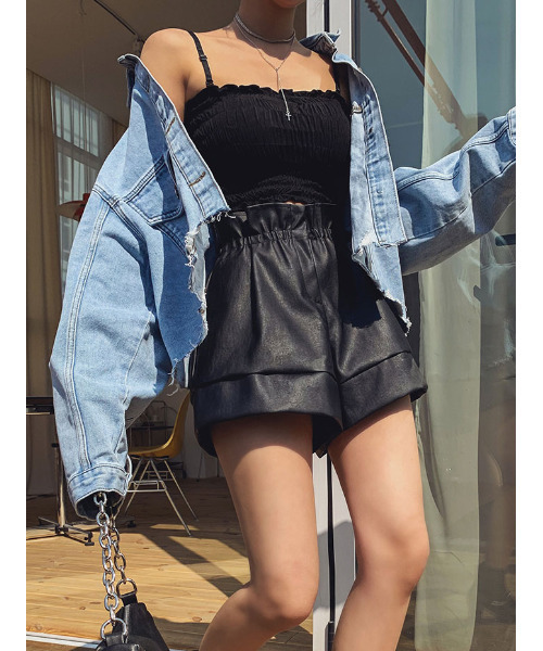VIVID LADY(ビビッドレディー)の「チューブトップ レディース ブラトップ(Tシャツ/カットソー・レディース・アイボリー/ブラック/カーキ/ワイン/グレー/ダークベージュ・FREE)」の9枚目の写真