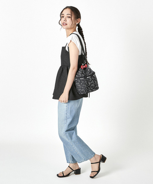 【LeSportsac】ハローキティコラボ アイアムアスター Hello Kitty x LeSportsac Drawstring Bucket Bag (I Am A Star)