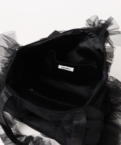 【セール】チュールフリルトートバッグ（トートバッグ）｜mellowneon（メロウネオン）