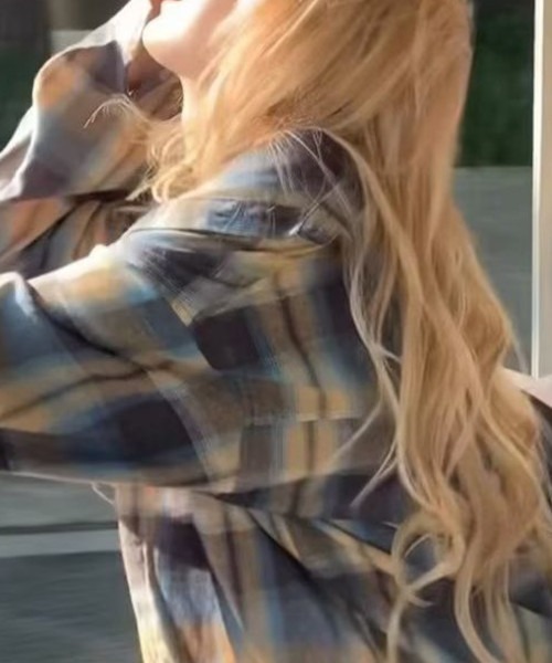 B.I.D.(ビーアイディー)の「《ブルーオンブレチェックシャツ(MA)(シャツ/ブラウス・レディース・ブルー・FREE)」の9枚目の写真