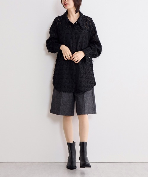 卑弥呼（ヒミコ）の「【Made in Japan】【撥水】サイドゴアストームブーツ/641402（ブーツ・レディース・ブラック/アイボリー・22.5cm/23.0cm/25.0cm/22.0cm/24.5cm/23.5cm/24.0cm）」の17枚目の写真