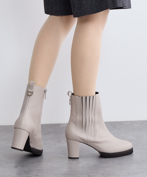 卑弥呼（ヒミコ）の「【Made in Japan】【撥水】サイドゴアストームブーツ/641402（ブーツ・レディース・ブラック/アイボリー・22.5cm/23.0cm/25.0cm/22.0cm/24.5cm/23.5cm/24.0cm）」の18枚目の写真