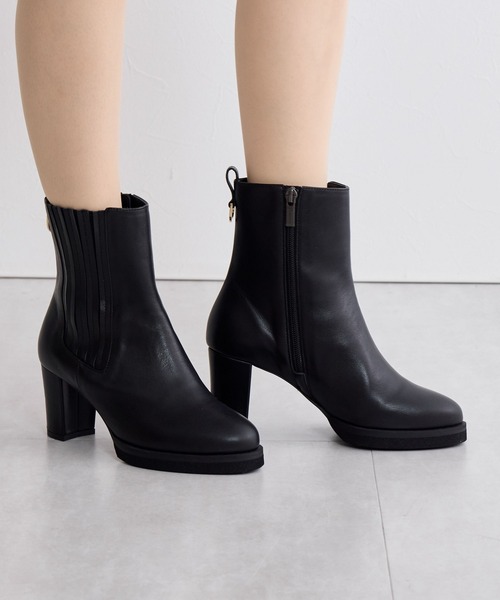 卑弥呼（ヒミコ）の「【Made in Japan】【撥水】サイドゴアストームブーツ/641402（ブーツ・レディース・ブラック/アイボリー・22.5cm/23.0cm/25.0cm/22.0cm/24.5cm/23.5cm/24.0cm）」の15枚目の写真