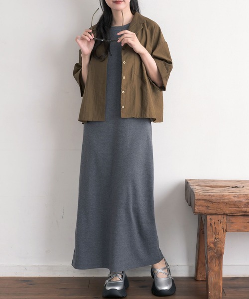 RETRO GIRL（レトロガール）の「カップ付ノースリOP（ワンピース・レディース・ブラック/ライトグレー/ホワイト系その他・FREE）」の3枚目の写真