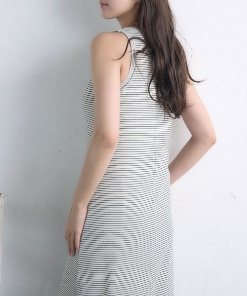 RETRO GIRL（レトロガール）の「カップ付ノースリOP（ワンピース・レディース・ブラック/ライトグレー/ホワイト系その他・FREE）」の18枚目の写真