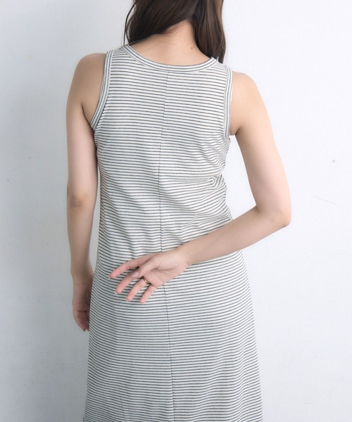 RETRO GIRL（レトロガール）の「カップ付ノースリOP（ワンピース・レディース・ブラック/ライトグレー/ホワイト系その他・FREE）」の17枚目の写真