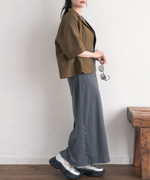 RETRO GIRL（レトロガール）の「カップ付ノースリOP（ワンピース・レディース・ブラック/ライトグレー/ホワイト系その他・FREE）」の14枚目の写真