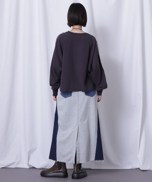 ROSE BUD（ローズバッド）の「ドッキングデニムスカート（デニムスカート・レディース・ブルー/ブラック・FREE）」の16枚目の写真