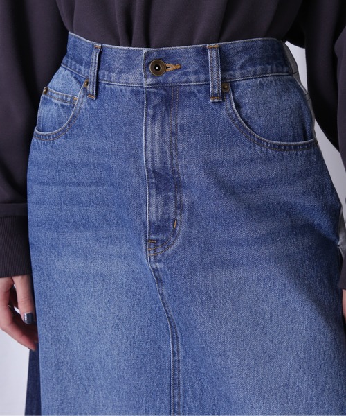 ROSE BUD（ローズバッド）の「ドッキングデニムスカート（デニムスカート・レディース・ブルー/ブラック・FREE）」の20枚目の写真