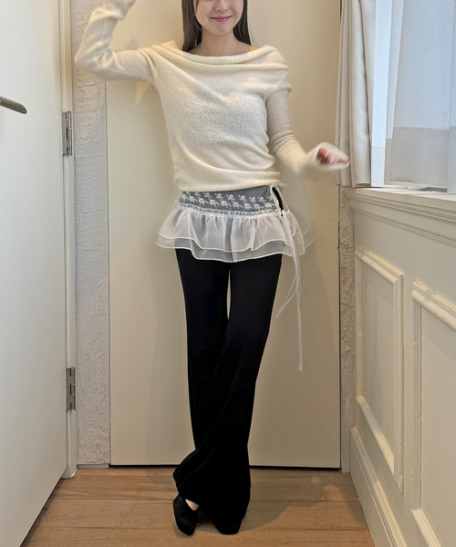 LE TALON（ルタロン）の「《WEB限定》Le decore / ルデコレ6cm square ballerinaパンプス（パンプス・レディース・ピンク/ブラウン/ブラック×ブラック・23.5cm/23cm/22.5cm/24.5cm/24cm）」の12枚目の写真