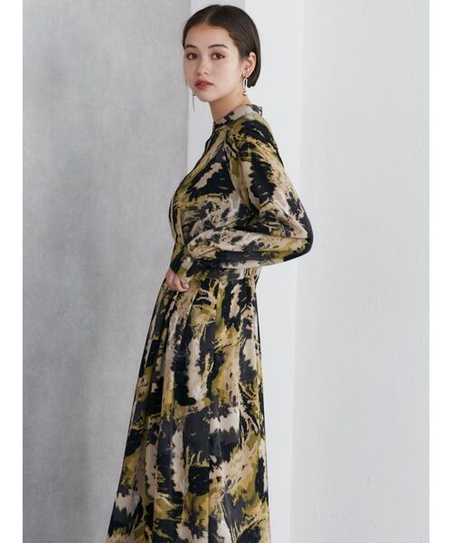 MURUA(ムルーア)の「マキシパターンワンピース(ワンピース・レディース・ブラウン/カーキ・FREE)」の10枚目の写真