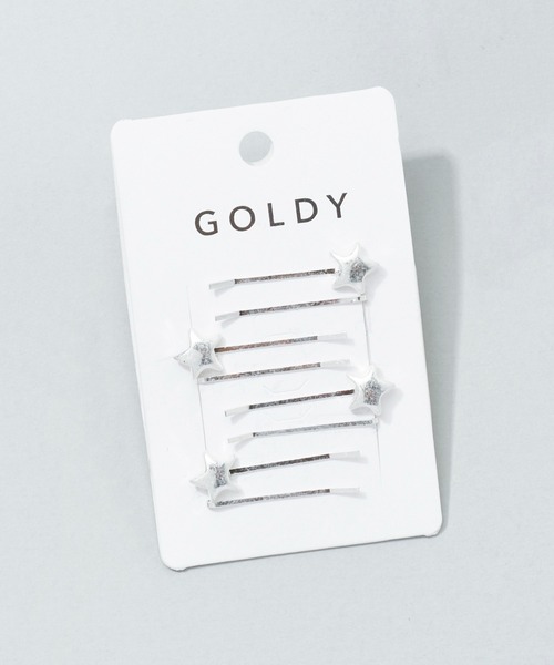 GOLDY(ゴールディ)の「マイクロ スター セット ヘアピン(ヘアピン・レディース・ゴールド系その他/シルバー/ゴールド/シルバー系その他・FREE)」の2枚目の写真