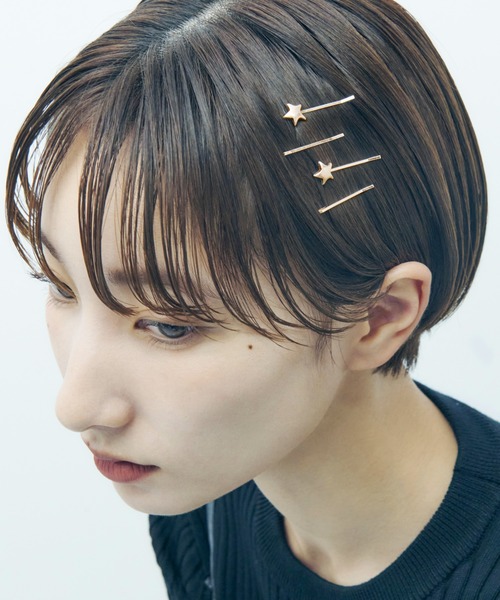 GOLDY(ゴールディ)の「マイクロ スター セット ヘアピン(ヘアピン・レディース・ゴールド系その他/シルバー/ゴールド/シルバー系その他・FREE)」の4枚目の写真