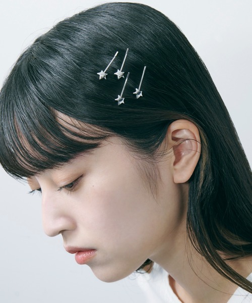 GOLDY(ゴールディ)の「マイクロ スター セット ヘアピン(ヘアピン・レディース・ゴールド系その他/シルバー/ゴールド/シルバー系その他・FREE)」の1枚目の写真