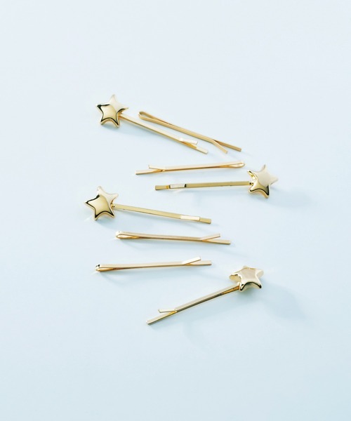 GOLDY(ゴールディ)の「マイクロ スター セット ヘアピン(ヘアピン・レディース・ゴールド系その他/シルバー/ゴールド/シルバー系その他・FREE)」の3枚目の写真