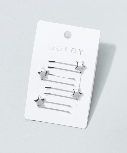GOLDY(ゴールディ)の「マイクロ スター セット ヘアピン(ヘアピン・レディース・ゴールド系その他/シルバー/ゴールド/シルバー系その他・FREE)」の5枚目の写真