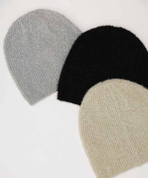 select MOCA(セレクトモカ)の「ラメニットビーニー(ニットキャップ/ビーニー・レディース・シルバー/ブラック/アイボリー・FREE)」の18枚目の写真