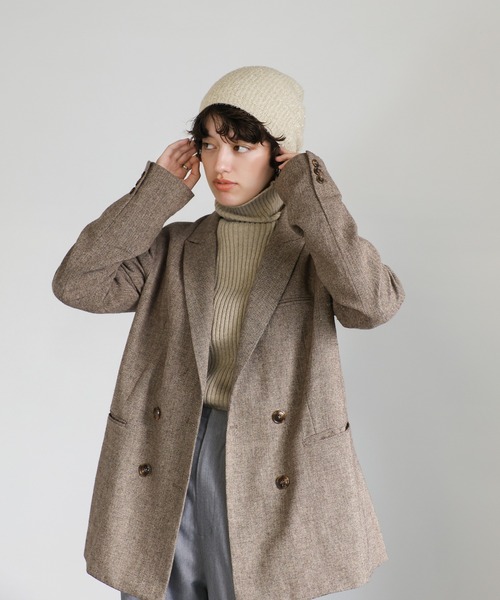 select MOCA(セレクトモカ)の「ラメニットビーニー(ニットキャップ/ビーニー・レディース・シルバー/ブラック/アイボリー・FREE)」の22枚目の写真