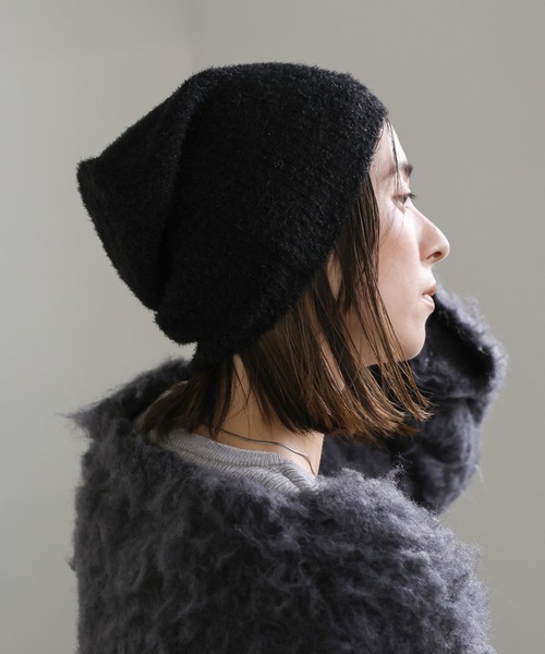 select MOCA(セレクトモカ)の「ラメニットビーニー(ニットキャップ/ビーニー・レディース・シルバー/ブラック/アイボリー・FREE)」の10枚目の写真