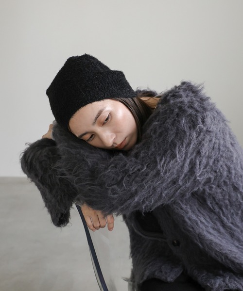 select MOCA(セレクトモカ)の「ラメニットビーニー(ニットキャップ/ビーニー・レディース・シルバー/ブラック/アイボリー・FREE)」の8枚目の写真