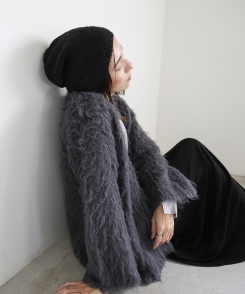 select MOCA(セレクトモカ)の「ラメニットビーニー(ニットキャップ/ビーニー・レディース・シルバー/ブラック/アイボリー・FREE)」の11枚目の写真